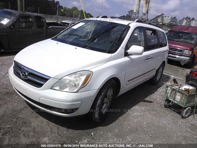 KNDMC233076023280 - 2007 HYUNDAI ENTOURAGE GLS/SE/LIMITED WHITE photo 2