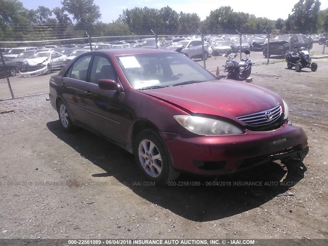 4T1BE30KX5U102169 - 2005 TOYOTA CAMRY LE/XLE/SE 红色 照片 1