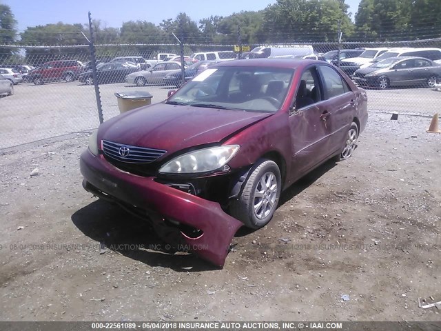4T1BE30KX5U102169 - 2005 TOYOTA CAMRY LE/XLE/SE 红色 照片 2