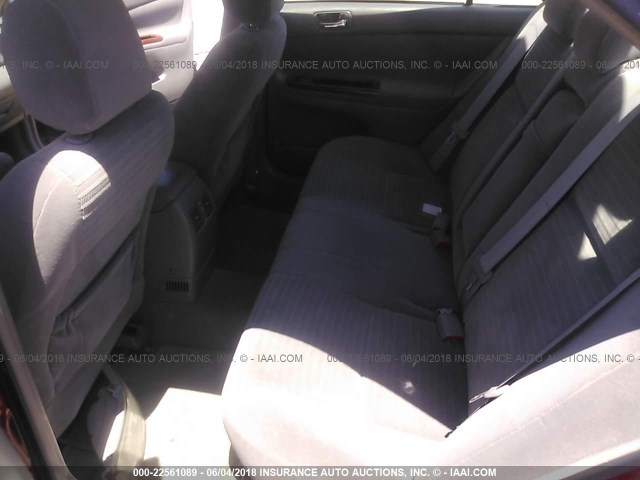 4T1BE30KX5U102169 - 2005 TOYOTA CAMRY LE/XLE/SE 红色 照片 8