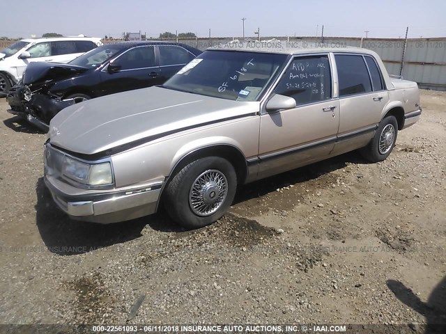 1G4CW54C4L1644656 - 1990 BUICK ELECTRA PARK AVENUE TAN photo 2