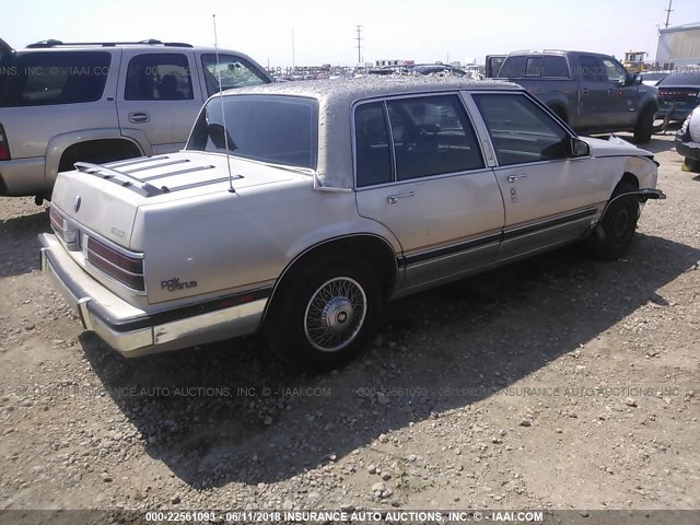 1G4CW54C4L1644656 - 1990 BUICK ELECTRA PARK AVENUE TAN photo 4