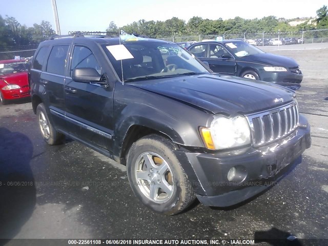 1J4HR58NX5C549131 - 2005 JEEP GRAND CHEROKEE LIMITED MAROON photo 1