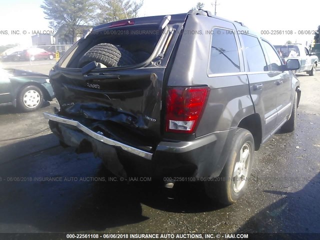 1J4HR58NX5C549131 - 2005 JEEP GRAND CHEROKEE LIMITED MAROON photo 4