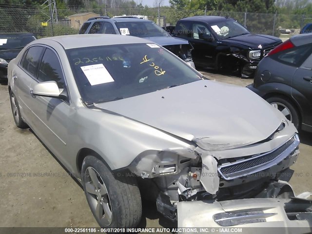1G1ZC5E0XCF134268 - 2012 CHEVROLET MALIBU 1LT 金色 照片 1