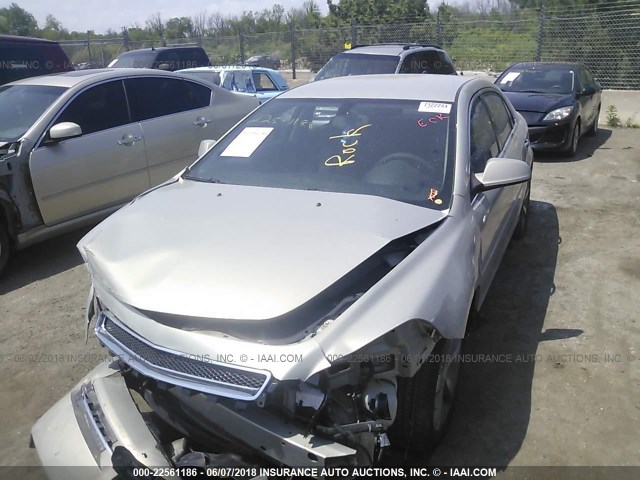 1G1ZC5E0XCF134268 - 2012 CHEVROLET MALIBU 1LT 金色 照片 2