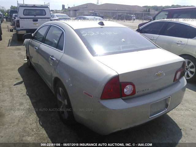 1G1ZC5E0XCF134268 - 2012 CHEVROLET MALIBU 1LT 金色 照片 3