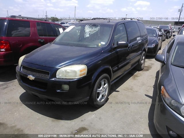 1GNDV23L35D236069 - 2005 CHEVROLET UPLANDER LS BLUE photo 2