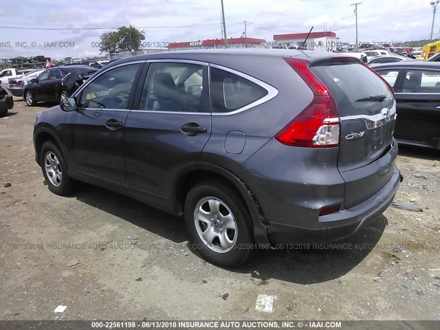 2HKRM4H34GH607534 - 2016 HONDA CR-V LX 灰色 照片 3
