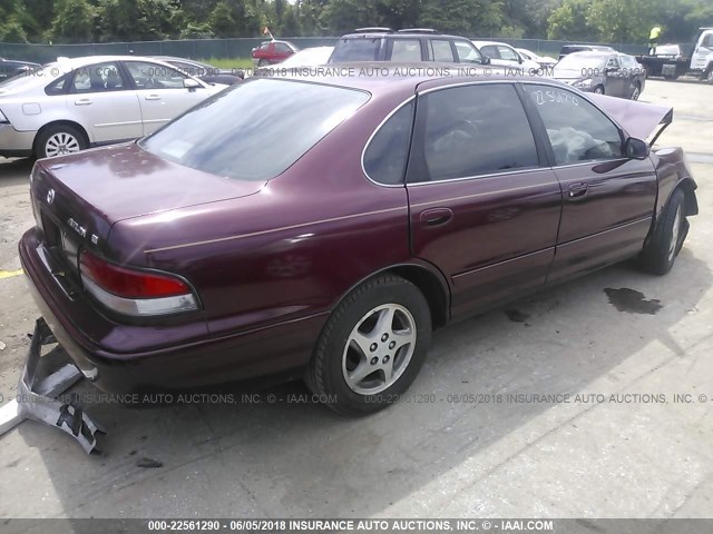 4T1BF12B7VU136682 - 1997 TOYOTA AVALON XL/XLS MAROON photo 4