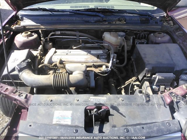 1G1ZS51F26F265194 - 2006 CHEVROLET MALIBU LS MAROON photo 10