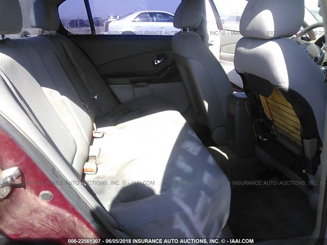 1G1ZS51F26F265194 - 2006 CHEVROLET MALIBU LS MAROON photo 8