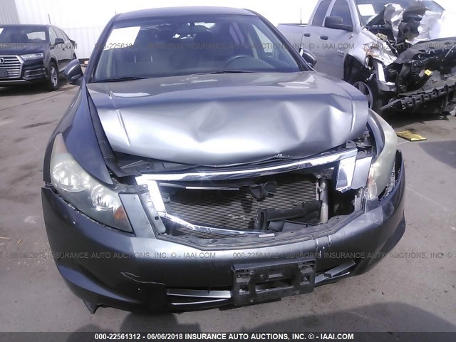 1HGCP2F40AA077690 - 2010 HONDA ACCORD LXP GRAY photo 6