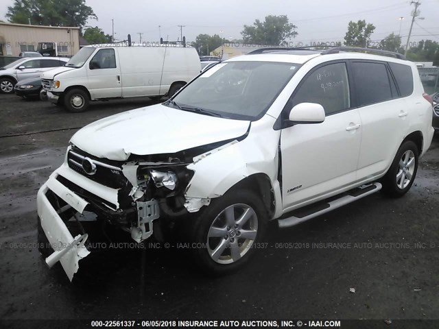 JTMZK31V385022232 - 2008 TOYOTA RAV4 LIMITED WHITE photo 2