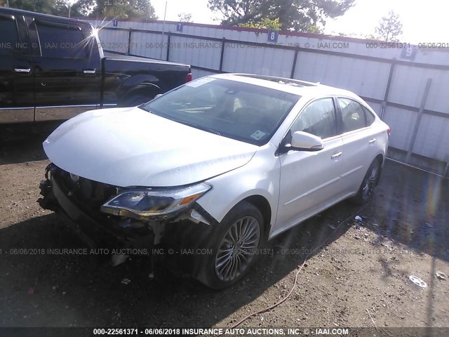 4T1BK1EB8GU234761 - 2016 TOYOTA AVALON XLE PLUS/PREMIUM/TOUR/LTD WHITE photo 2