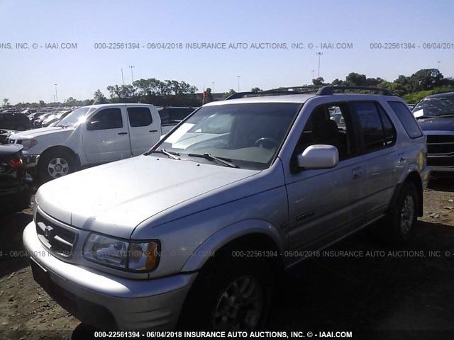 4S6DM58W6Y4408487 - 2000 HONDA PASSPORT EX/LX 银色 照片 2