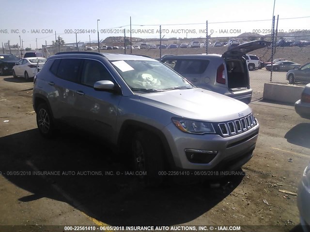 3C4NJDBB4HT632216 - 2017 JEEP COMPASS LATITUDE 灰色 照片 1