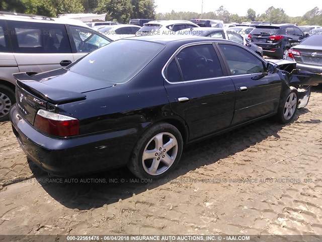 19UUA56972A039314 - 2002 ACURA 3.2TL TYPE-S BLACK photo 4