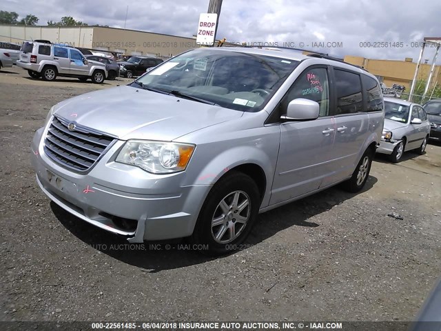 2A8HR54P18R824354 - 2008 CHRYSLER TOWN & COUNTRY TOURING SILVER photo 2