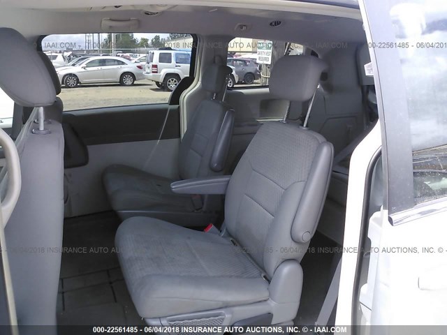 2A8HR54P18R824354 - 2008 CHRYSLER TOWN & COUNTRY TOURING SILVER photo 8