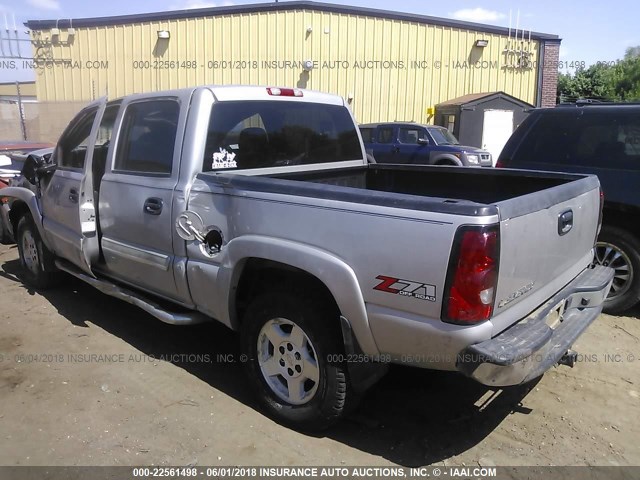 2GCEK13T061224989 - 2006 CHEVROLET SILVERADO K1500 SILVER photo 3