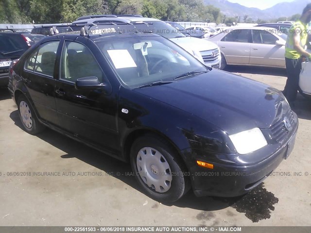 3VWRK69M71M115409 - 2001 VOLKSWAGEN JETTA GL BLACK photo 1