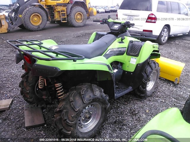 JKAVFDD179B511604 - 2009 KAWASAKI KVF750 E GREEN photo 4