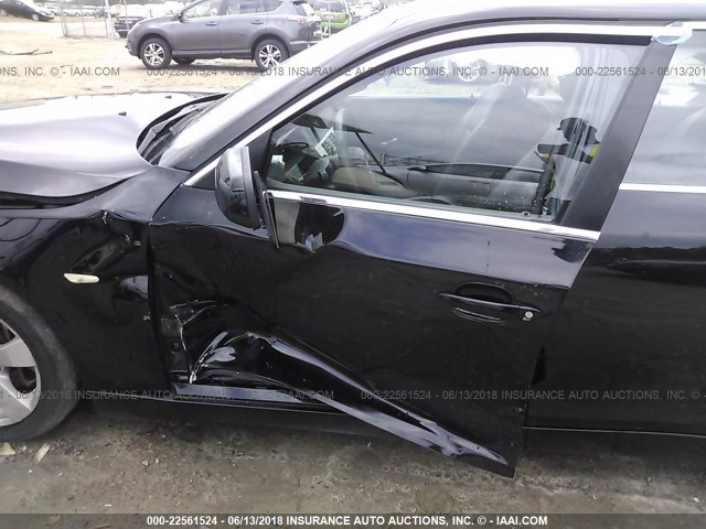 WBANF33596CS34364 - 2006 BMW 525 XI BLACK photo 6