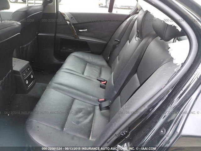 WBANF33596CS34364 - 2006 BMW 525 XI BLACK photo 8