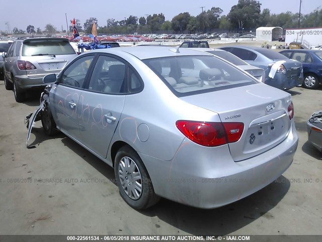 KMHDU4AD3AU961518 - 2010 HYUNDAI ELANTRA BLUE/GLS/SE SILVER photo 3