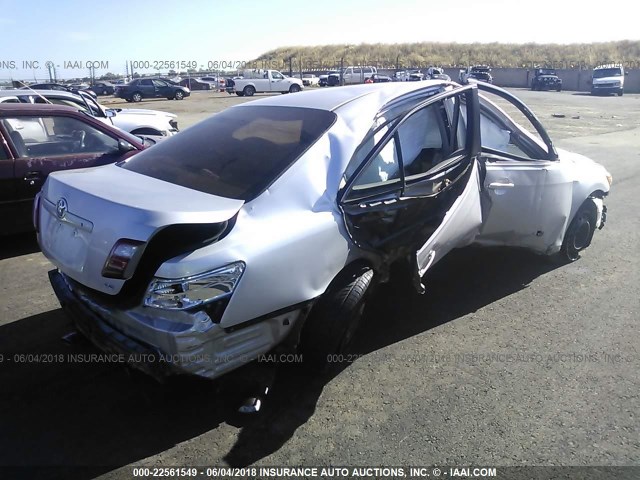 4T1BK46K98U062497 - 2008 TOYOTA CAMRY LE/XLE/SE 银色 照片 4