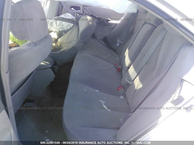 4T1BK46K98U062497 - 2008 TOYOTA CAMRY LE/XLE/SE 银色 照片 8