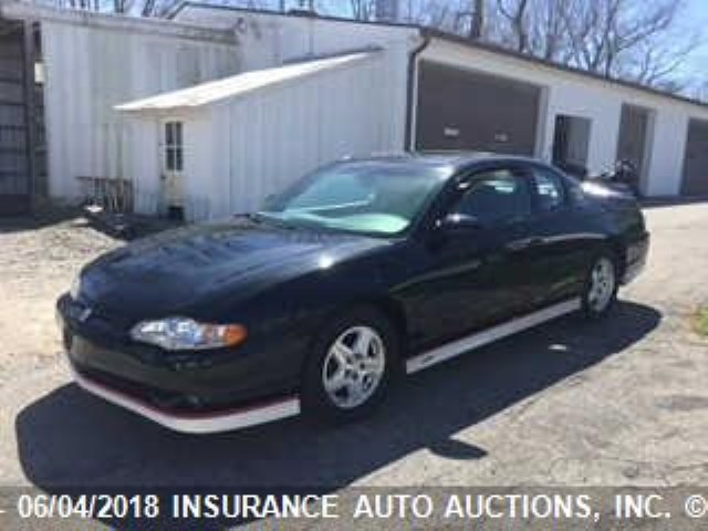 2G1WX15KX29169840 - 2002 CHEVROLET MONTE CARLO SS შავი ფოტო 2