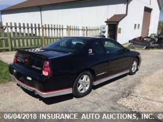 2G1WX15KX29169840 - 2002 CHEVROLET MONTE CARLO SS შავი ფოტო 4