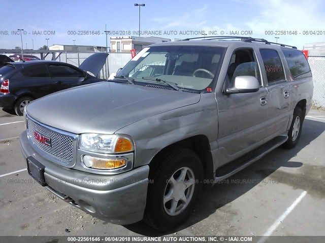 1GKFK66U21J222086 - 2001 GMC DENALI XL K1500 BEIGE photo 6