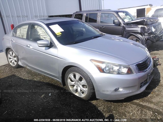 1HGCP36808A086232 - 2008 HONDA ACCORD EXL SILVER photo 1