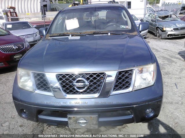 5N1AR18W15C701348 - 2005 NISSAN PATHFINDER LE/SE/XE BLUE photo 6