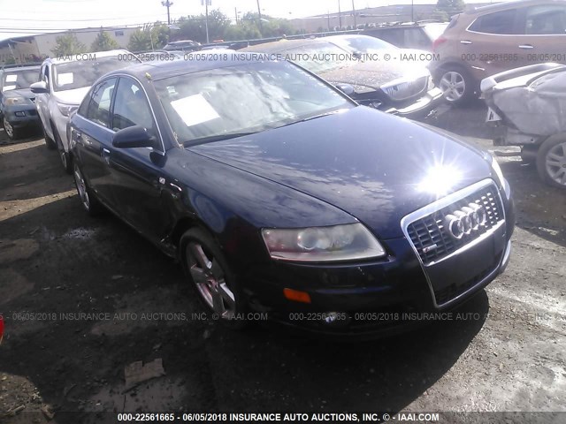 WAUDH74F28N159020 - 2008 AUDI A6 3.2 QUATTRO Dark Blue photo 1