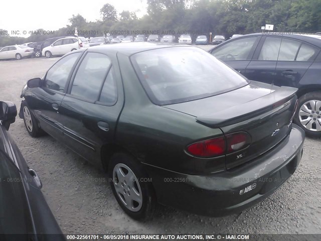 3G1JC52471S156581 - 2001 CHEVROLET CAVALIER CNG GREEN photo 3