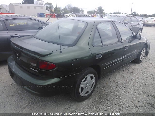 3G1JC52471S156581 - 2001 CHEVROLET CAVALIER CNG GREEN photo 4