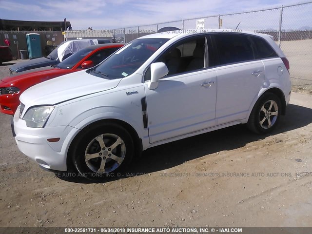 3GSCL93Z49S602137 - 2009 SATURN VUE HYBRID WHITE photo 2