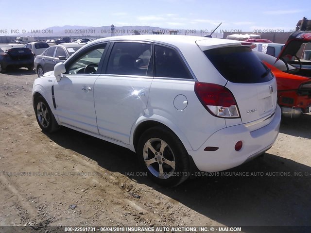 3GSCL93Z49S602137 - 2009 SATURN VUE HYBRID WHITE photo 3