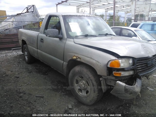 1GTEC14W02Z344203 - 2002 GMC NEW SIERRA C1500 SILVER photo 1