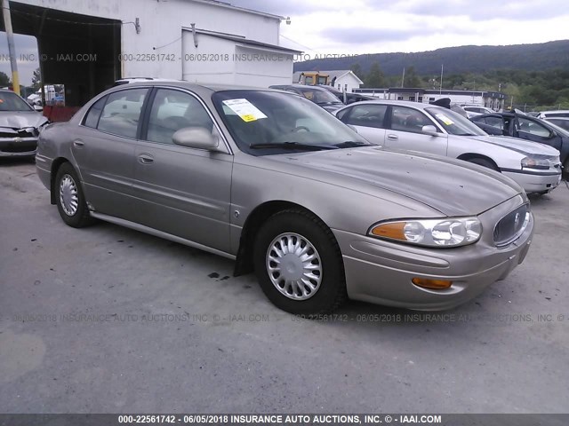 1G4HP52K544171282 - 2004 BUICK LESABRE CUSTOM GRAY photo 1