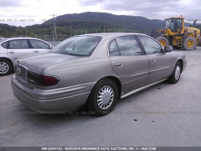 1G4HP52K544171282 - 2004 BUICK LESABRE CUSTOM GRAY photo 4