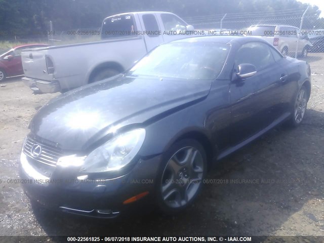 JTHFN48Y769009052 - 2006 LEXUS SC 430 BLACK photo 2