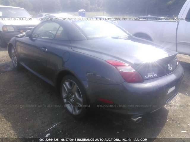 JTHFN48Y769009052 - 2006 LEXUS SC 430 BLACK photo 3