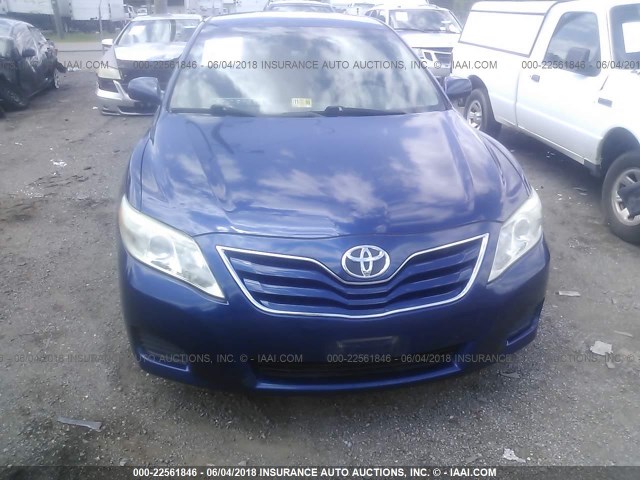 4T1BF3EK4AU527029 - 2010 TOYOTA CAMRY SE/LE/XLE ლურჯი ფოტო 6