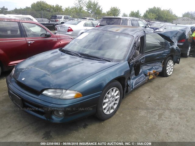 2B3HD46T5VH702240 - 1997 DODGE INTREPID BLUE photo 2