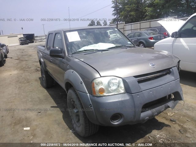 1N6ED27T83C453076 - 2003 NISSAN FRONTIER CREW CAB XE/CREW CAB SE GRAY photo 1